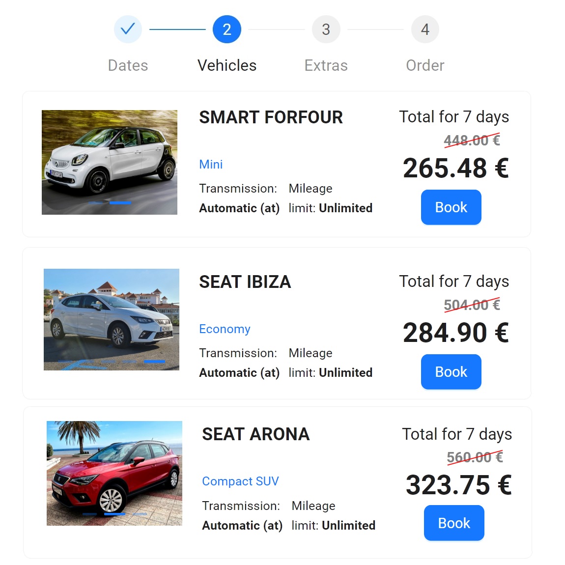 Discount coupon 20% for car hire in Madeira