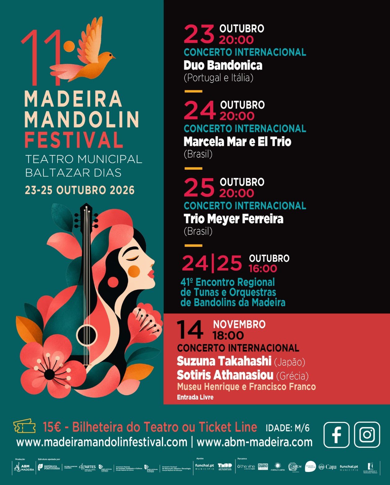 Madeira International Mandolin Festival 2026: Przewodnik 6 41. Regionalne Spotkanie Tun i Orkiestr Mandolinowych Madery
