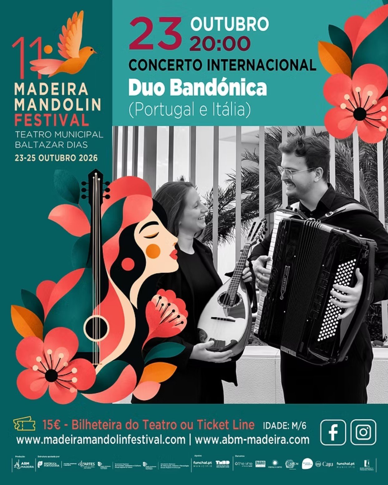 Madeira International Mandolin Festival 2026: Przewodnik 5 Duo Bandonica